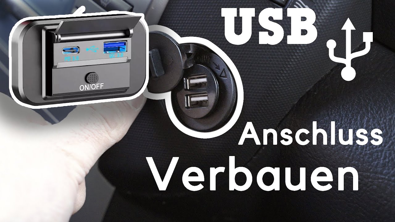 USB Anschluss in Auto verbauen | Einfach gemacht.