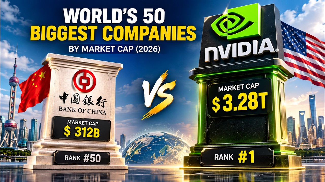 Top 50 Companies Ranked by Market Cap (2026)