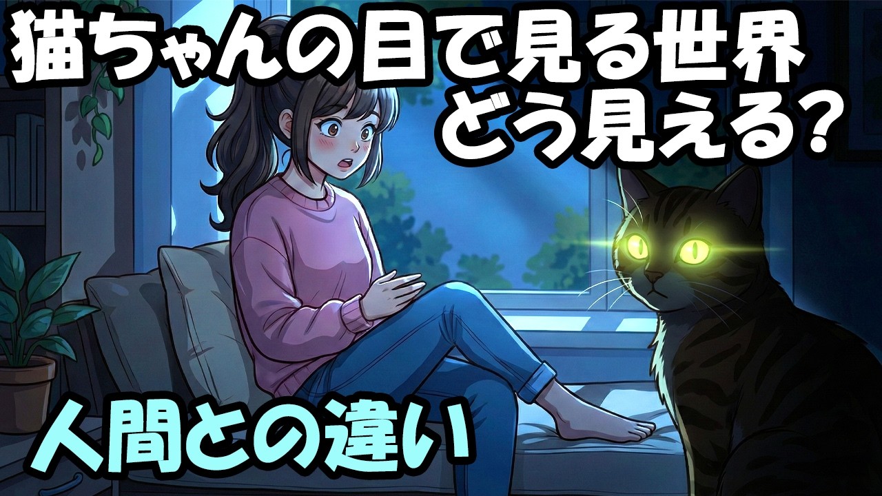 【そうだったんだ】猫はこんな風に見えている！