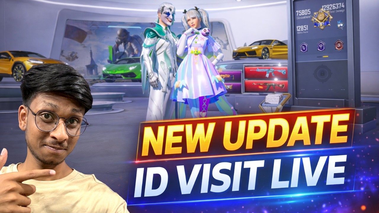 New Update, New Lobby🔥 BGMI iD Reaction LIVE #shortslive #shortsfeed #bgmi