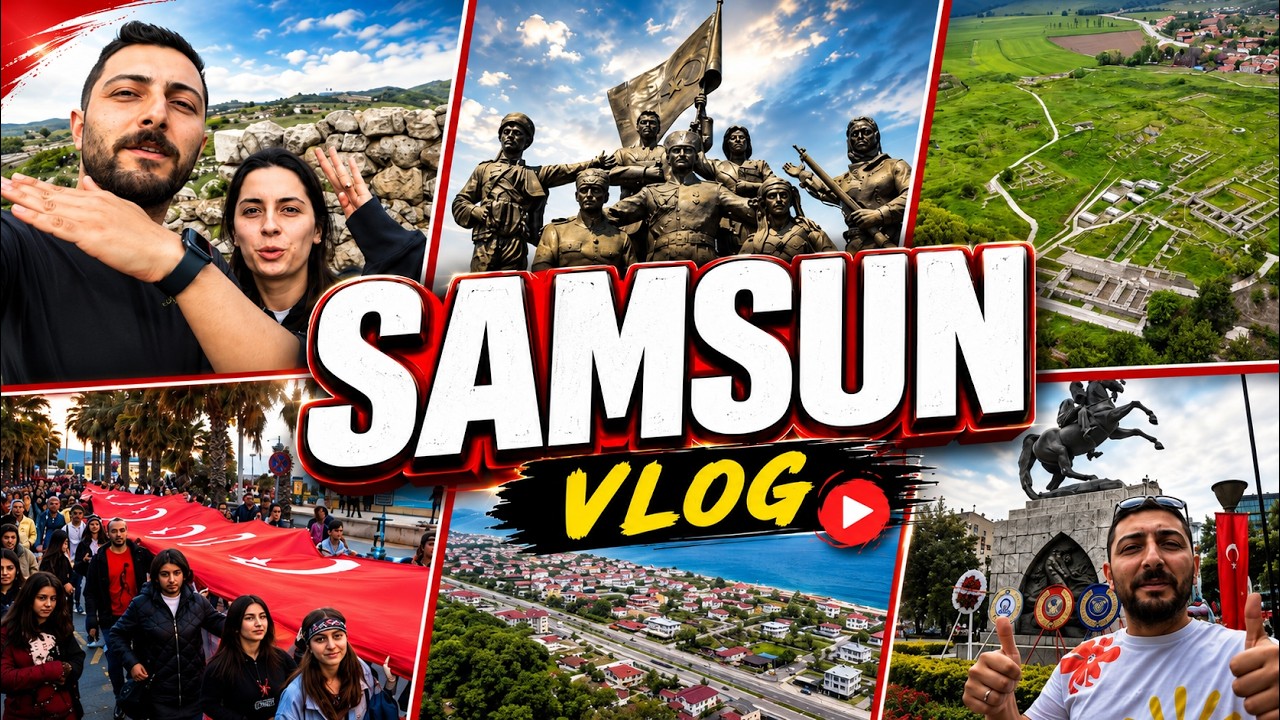 19 MAYIS'I SAMSUN'DA YAŞAMAK! | Bandırma Vapuru, Tütün İskelesi, Solotürk vee biraz da Çorum !