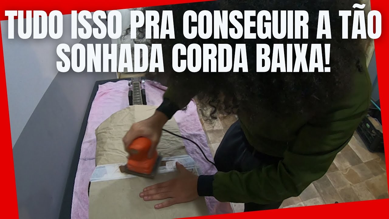 Rebaixamento de Cavalete violão Memphis MD18