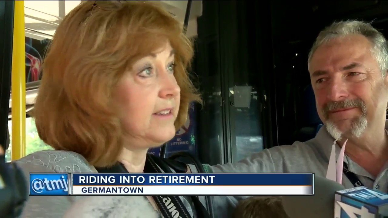 MCTS driver emotional ahead of retirement