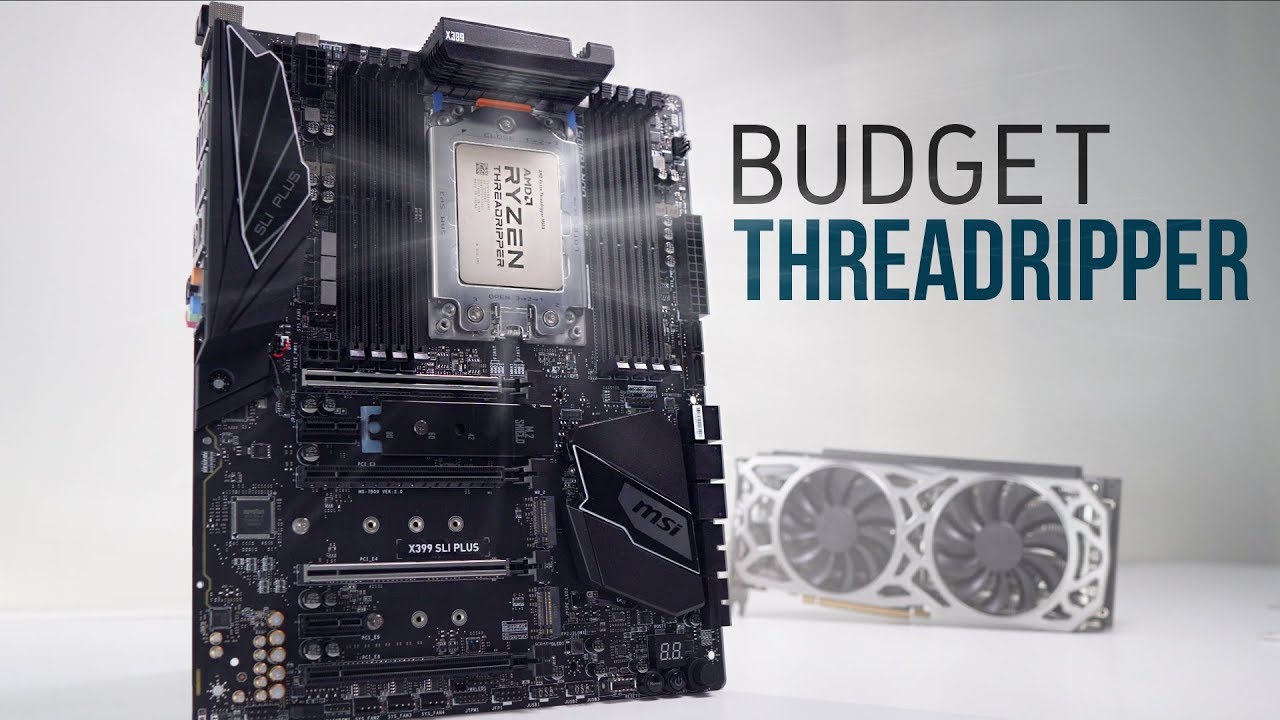 MSI X399 SLI Plus - Can it Handle a 1950X?