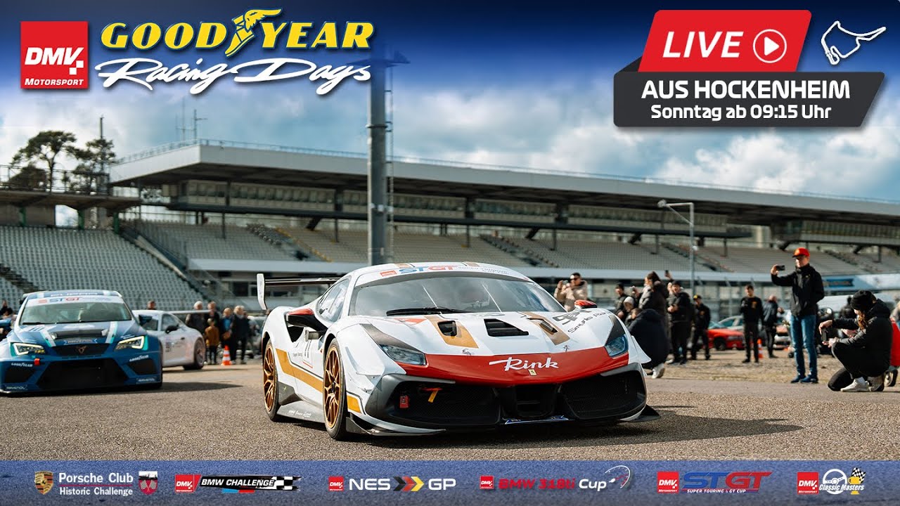 🔴 1. Lauf DMV Goodyear Racing Days 2025 - Hockenheim - 30.03.2025 - Live