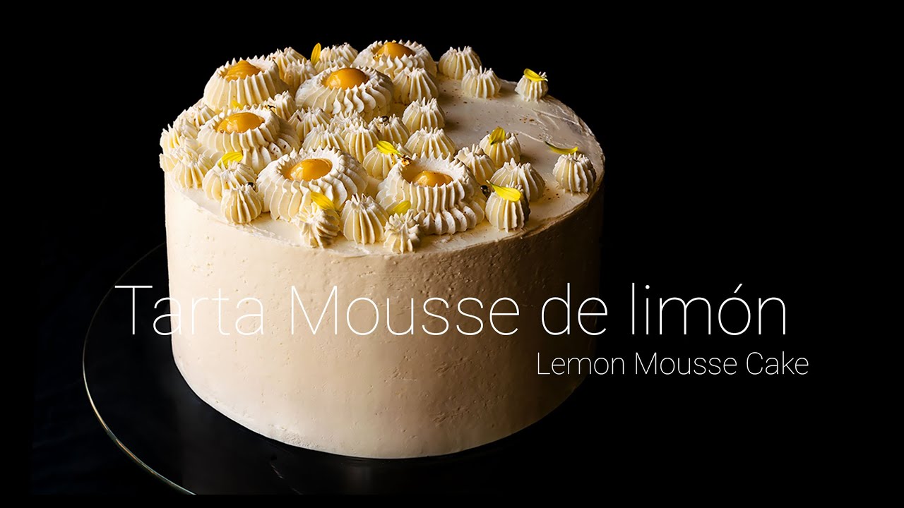 Tarta Mousse de limón - Lemon Mousse Tart