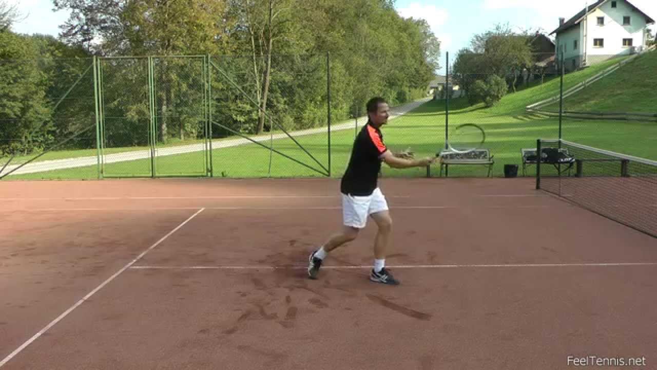 The Most Effortless Way of Hitting A Tennis Ball - Sweeping The Ball