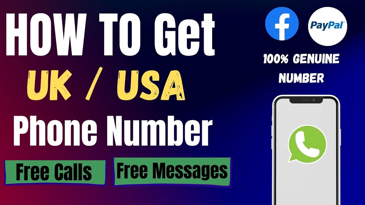 How To Get UK Virtual Phone Number | UK Virtual Number | US Phone Number
