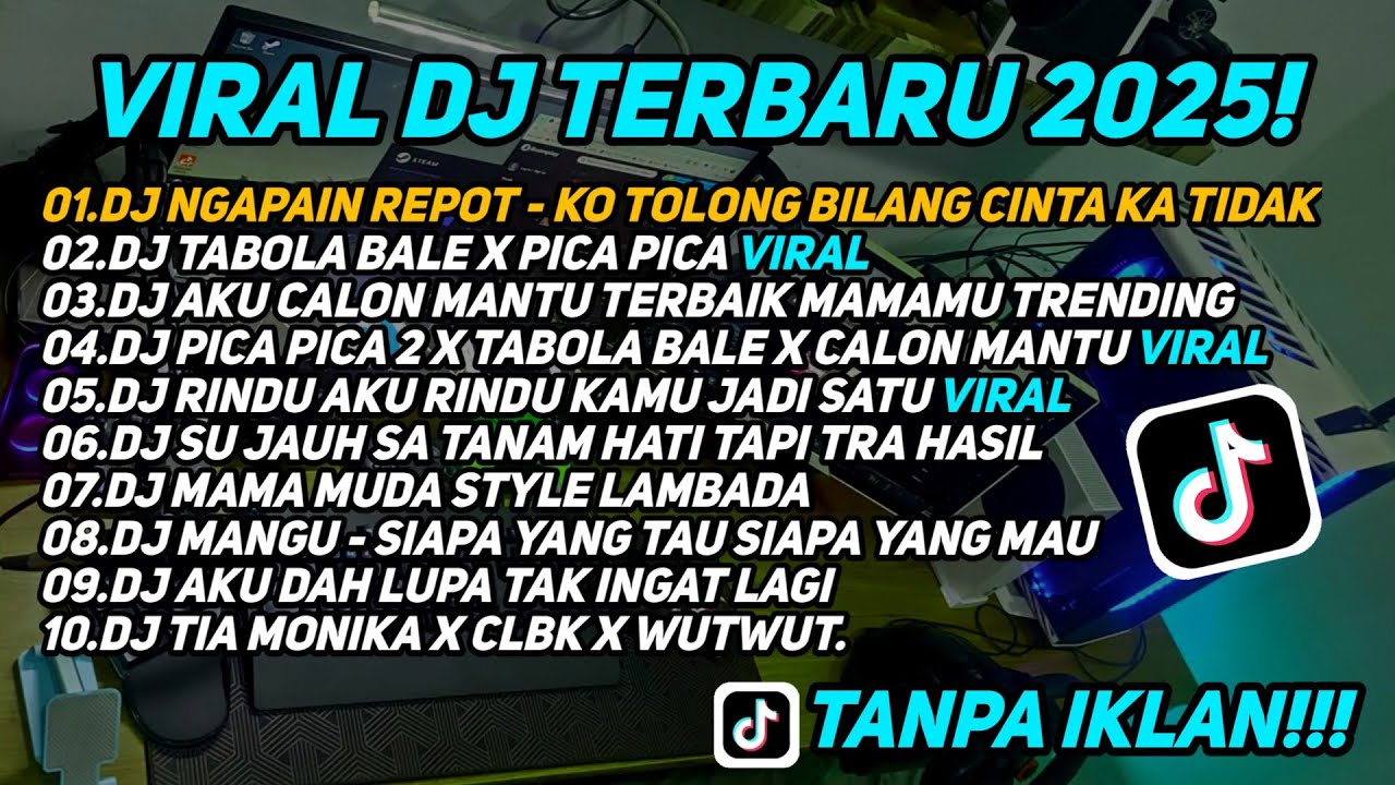 DJ TIKTOK TERBARU 2025  PICA PICA 2🎵 DJ TABOLA BALE X CALON MANTU | TANPA IKLAN FULL 1 JAM