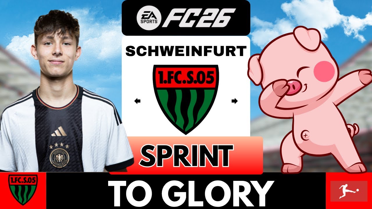 CL GEWINNEN mit SCHWEINFURT?!?! 🤯🏆Sprint to Glory FC 26