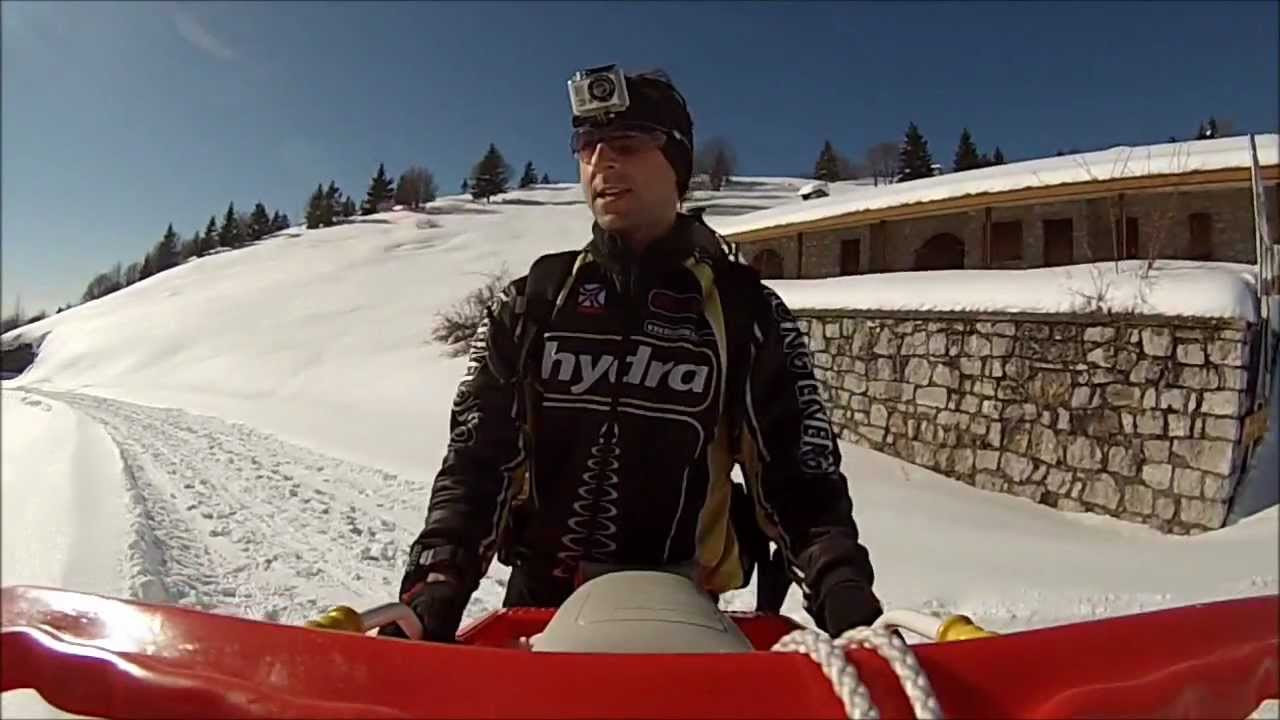 Discesa con Bob dal 1600m Monte Arera BG (Videocamera Gopro hero 960 e Gopro 3 white edition)