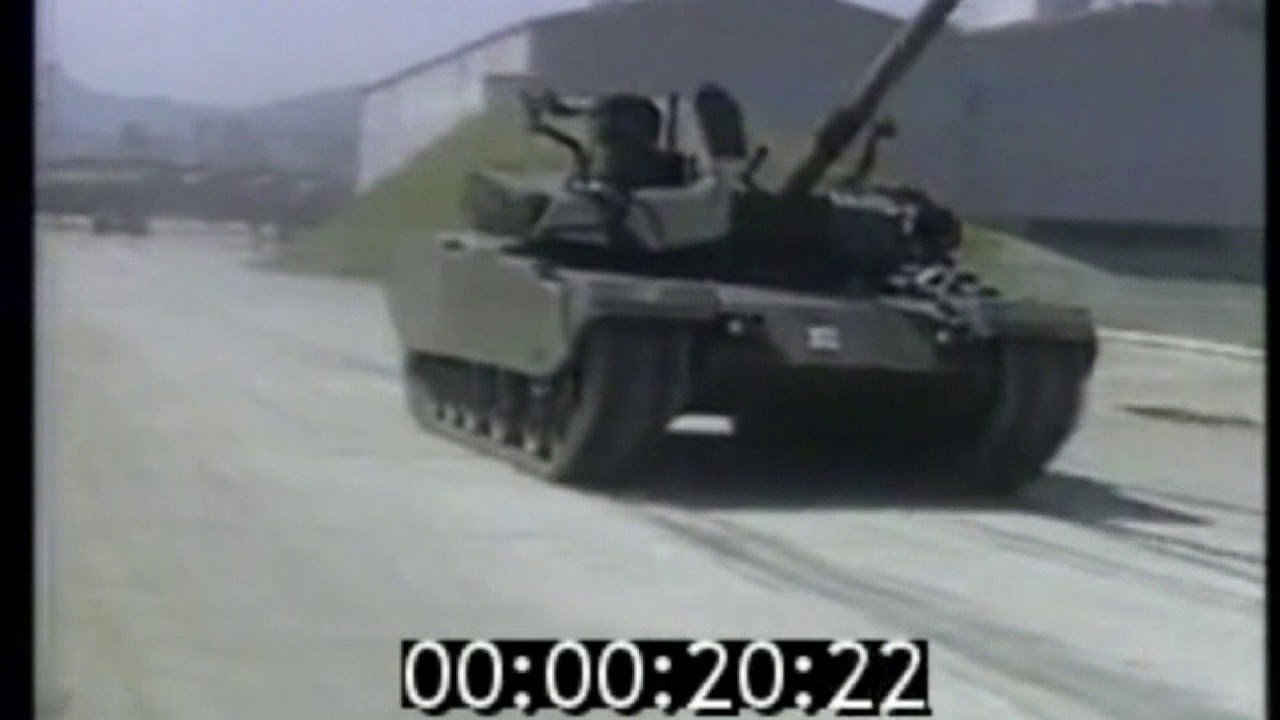 K1 (Type 88)  South Korean main battle tank 1987 presentation