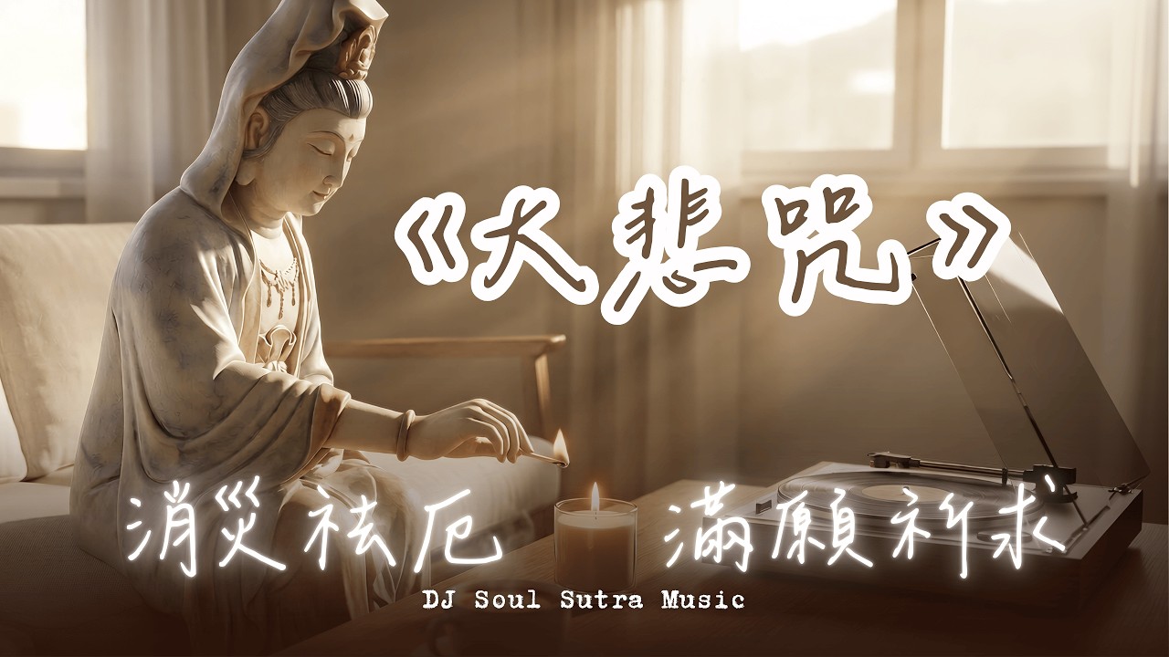 【大悲咒】3小時 | 消災祛厄/滿願祈求/平靜安定 | The Great Compassion Mantra | 2025 溫柔版 Soft Jazz 流行佛音 Buddhist Music