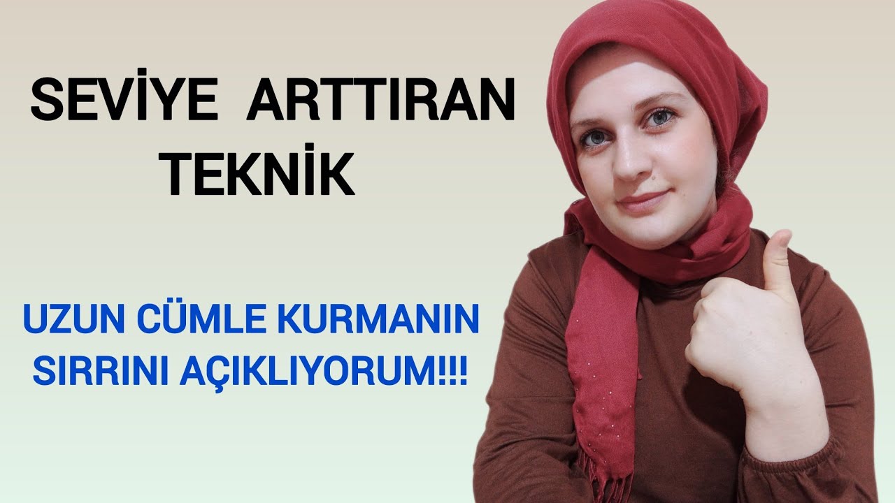 İngilizce Seviyeni Arttıran Cümle Tekniğini Öğrettim! 