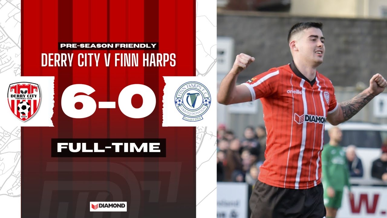 City Score SIX! - Highlights - Derry City 6-0 Finn Harps - Pre-Season Friendly - 22/01/2023