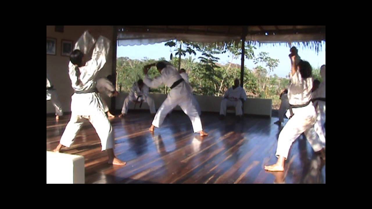 Treino de Karate Gojuryu com Kyoshi Benedito Nelson - Parte II - Aquecimento