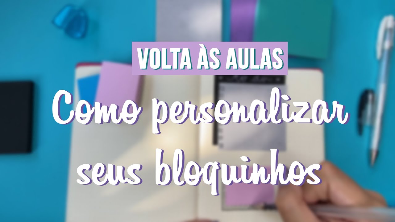 Como personalizar blocos de anota&ccedil;&atilde;o ( post-it )