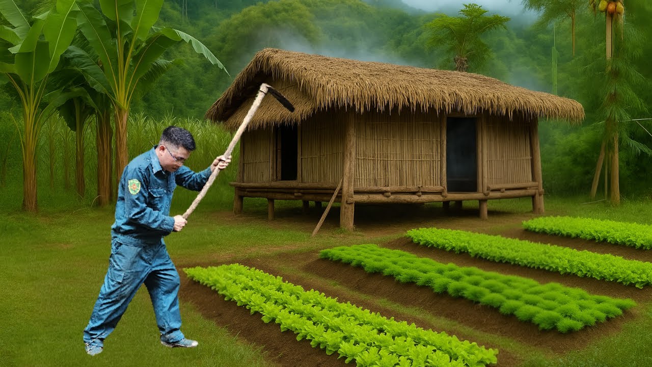 CEO goodbye to city life, move to the forest to grow vegetables, live self-sufficiently