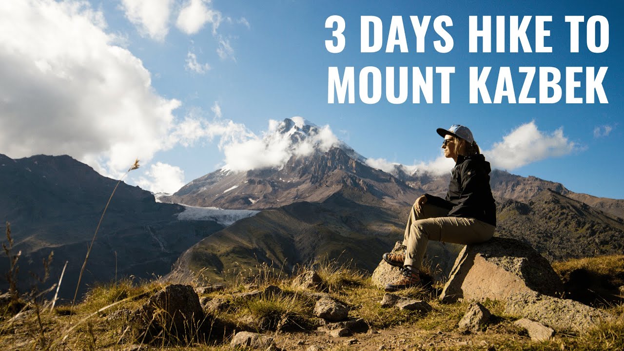 TRIP FROM TBILISI TO INCREDIBLE KAZBEGI MOUNTAINS! 3 DAYS HIKE TO MOUNT KAZBEK. SAKARTVELO (GEORGIA)