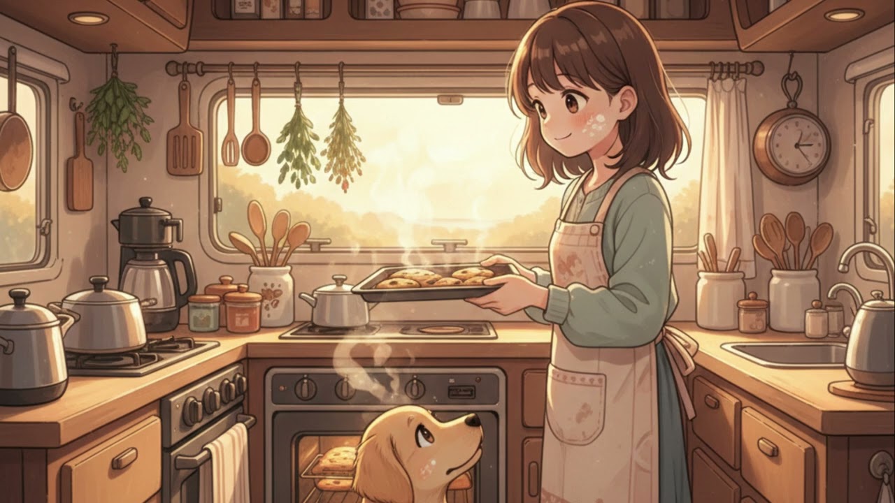 Baking Memories 🍪 Cozy Motorhome Kitchen Lofi