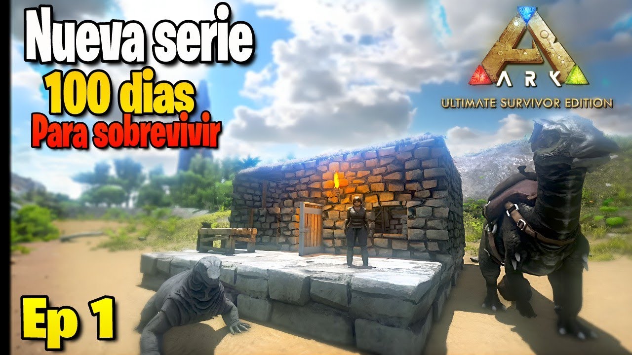 🔥NEW ARK MOBILE ULTIMATE SERIES 🦖 100 DAYS TO SURVIVE EP 1