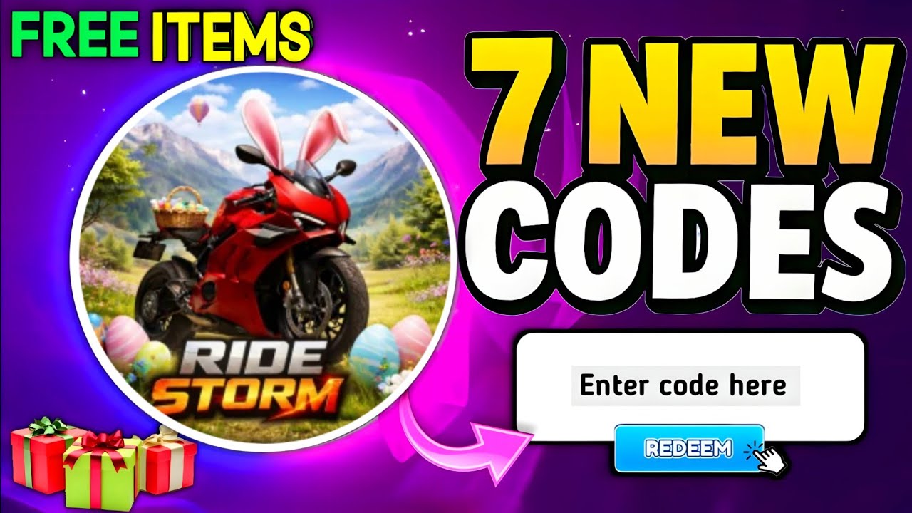 ⚠️NEW CODES⚠️RIDE STORM CODES IN APRIL 2026 - ROBLOX RIDE STORM CODES