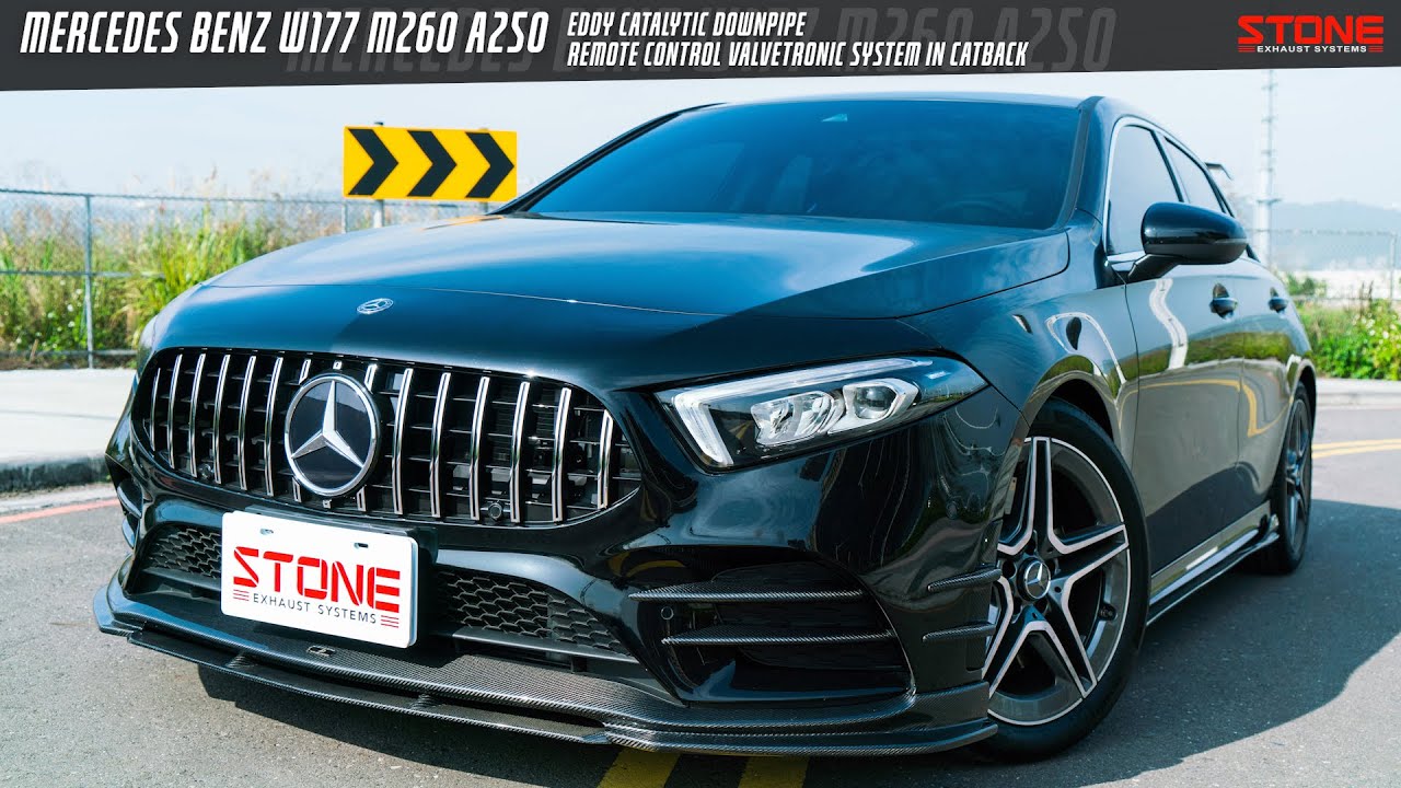 Mercedes W177 M260 A250 Stone Eddy Cat DP + Valvetronic Catback System