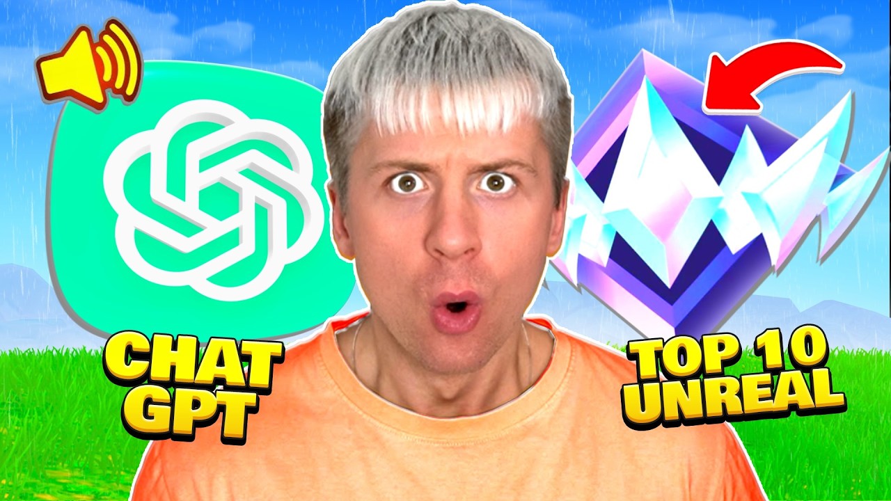 ICH benutze CHATGPT als COACH um UNREAL in FORTNITE zu ERREICHEN !?