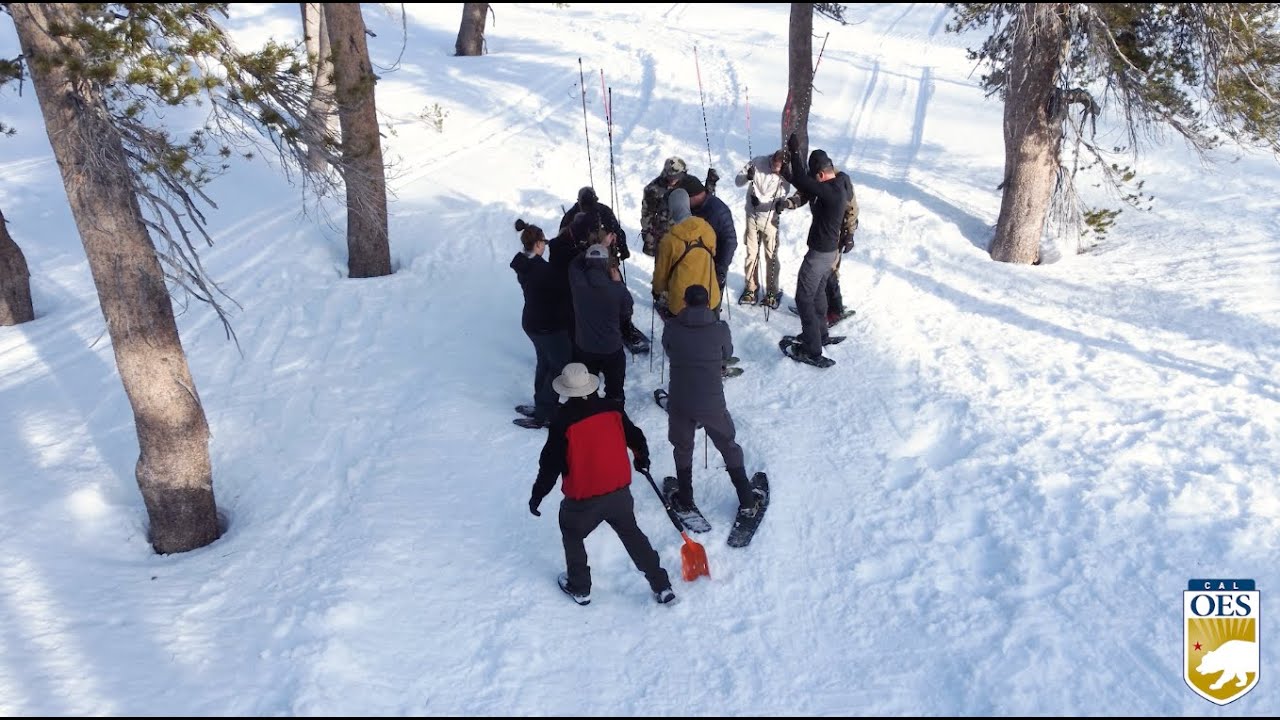 Winter Search and Rescue training.