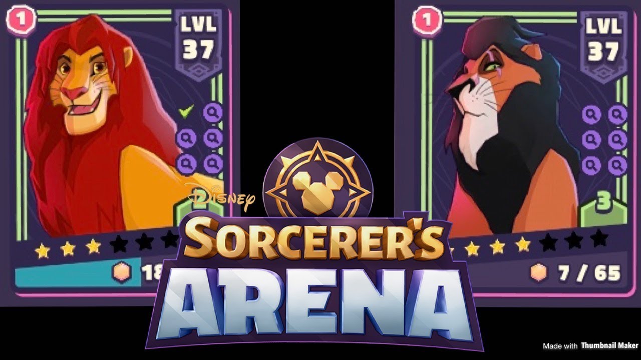 Disney Sorcerer's Arena - Grand Campaign Stage 5! Unlocking Simba and Scar