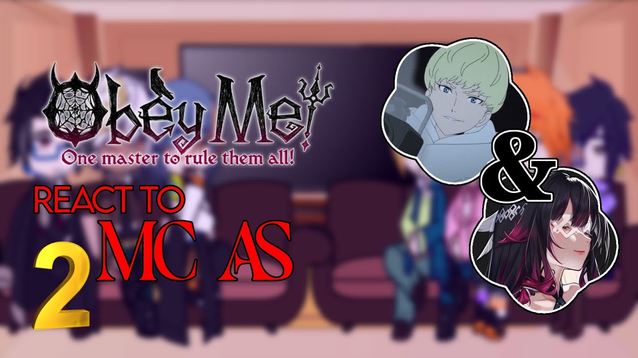 (PT 2) Obey me BROTHERS react to MC as Columbina & Ryo Asuka