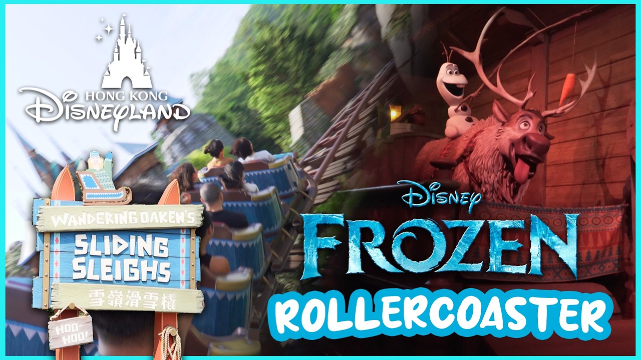 Wandering Oaken's Sliding Sleighs | Frozen Rollercoaster | Full POV | 4K - 2024