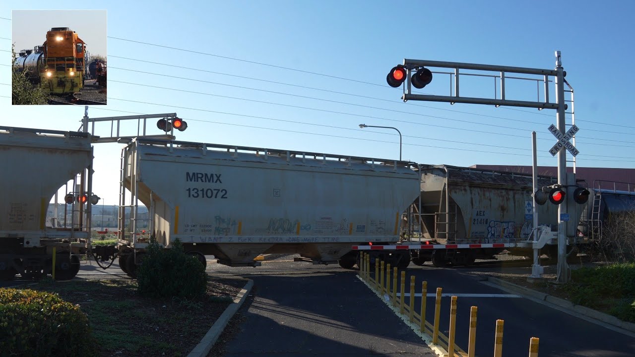 CFNR 2269 Fairfield Job Switching Sheldon United & Departs| Beck Ave. Railroad Crossing Fairfield CA