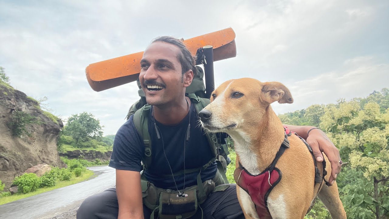DAY 660 : SHENDURNI : A Scenic Journey Through Rural Maharashtra  : CHAR DHAM WALK WITH BUTTER