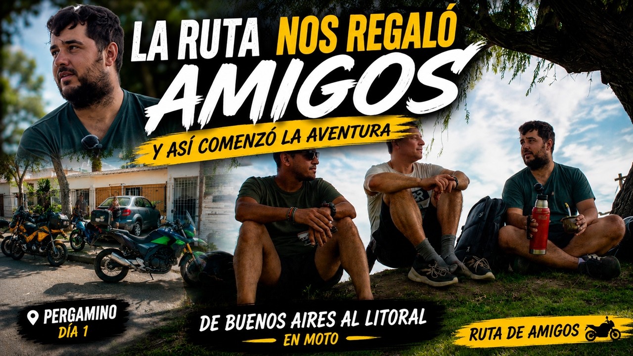 Arranca la Ruta de Amigos | De Buenos Aires al Litoral en moto