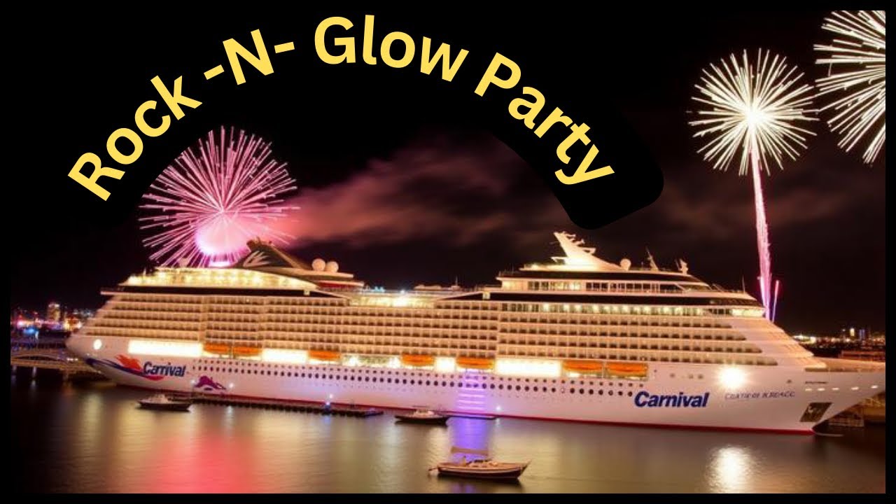 Rock N Glow Party, Carnival Cruise 2025 ऐसी रॉकिंग पार्टी 🎉 देखी नहीं होगी #carnivalcruise 