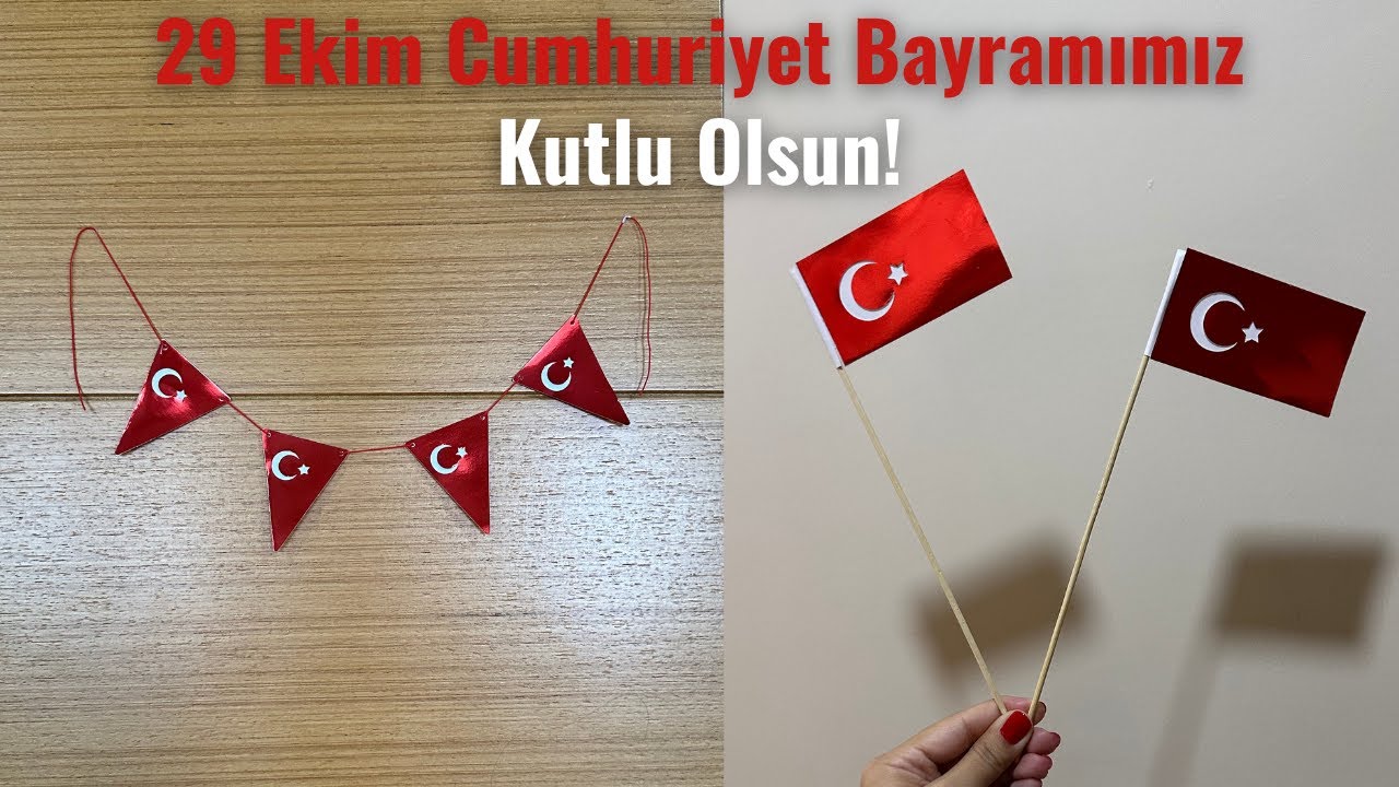 29 Ekim Cumhuriyet Bayramımız Kutlu Olsun! 🇹🇷 | Cricut Joy ile Etkinlik Fikirleri 🇹🇷