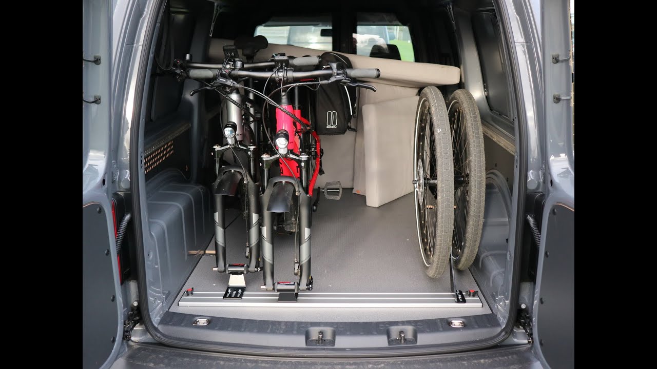 BICYCLE TRANSPORT INSIDE CAR by FIX-FORK