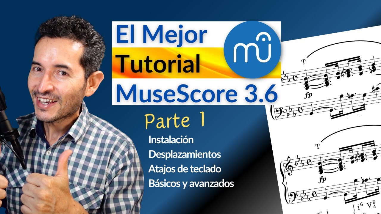MUSESCORE 3.6: Tutorial en español 🎹 Parte 1 Instalación y ATAJOS DE TECLADO