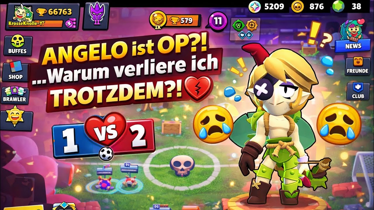 🔥 ANGELO ist OP?! Warum verliere ich TROTZDEM in Brawl Ball?! 😭⚽