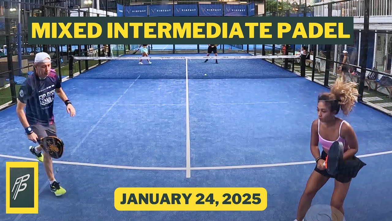 Manila Padel Club | Intermediate | Lucho Natalie vs Victoria Fabio | January 24 2025