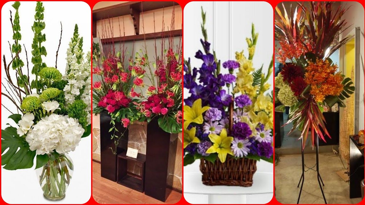 Very beautiful fresh flower arrangement decoration