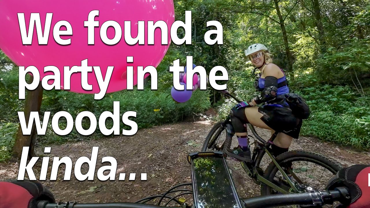 We found a party in the woods....kinda | Mountain Biking Over 50