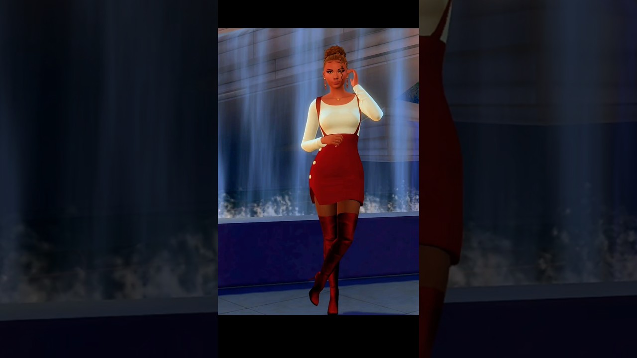 Today, I brought to life a new character in The Sims 4: Ariyna Farzana! 