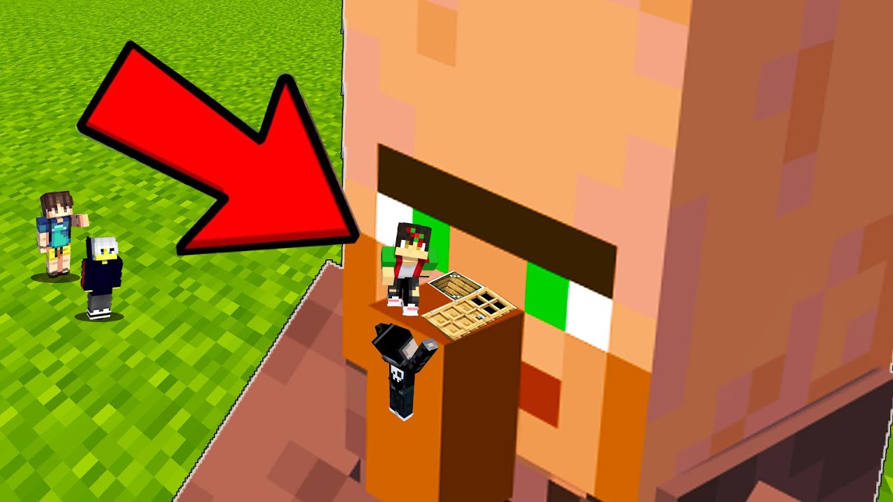 What's Inside in Villager's Nose in Minecraft