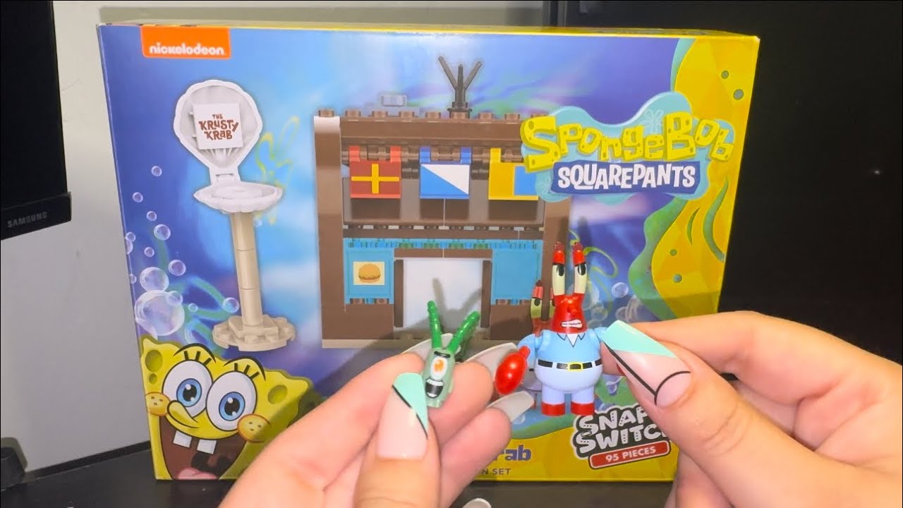 ASMR KRUSTY KRAB LEGO FAIL (whispering)