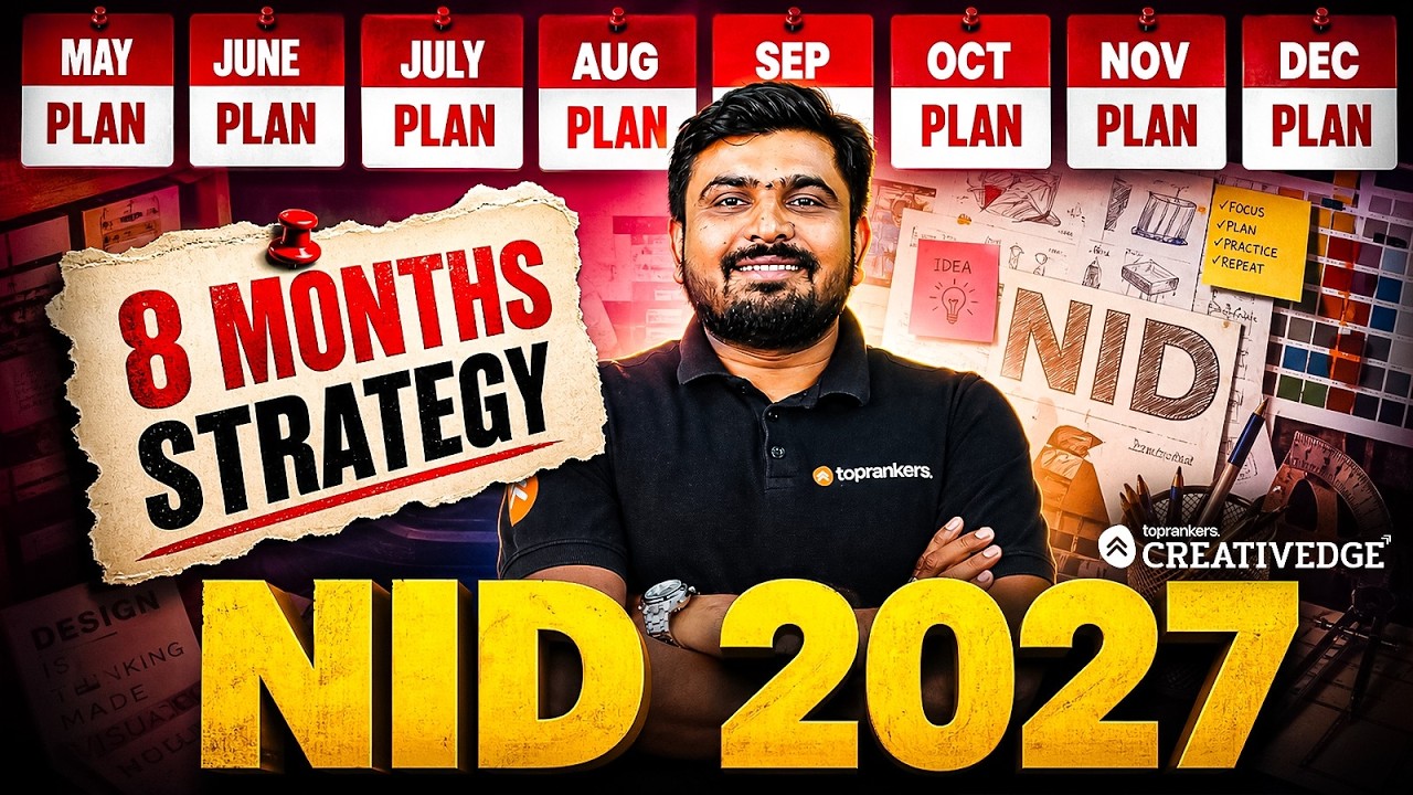 Crack NID DAT Prelims 2027 in 8 Months 🚀 | Complete Roadmap + Daily Routine