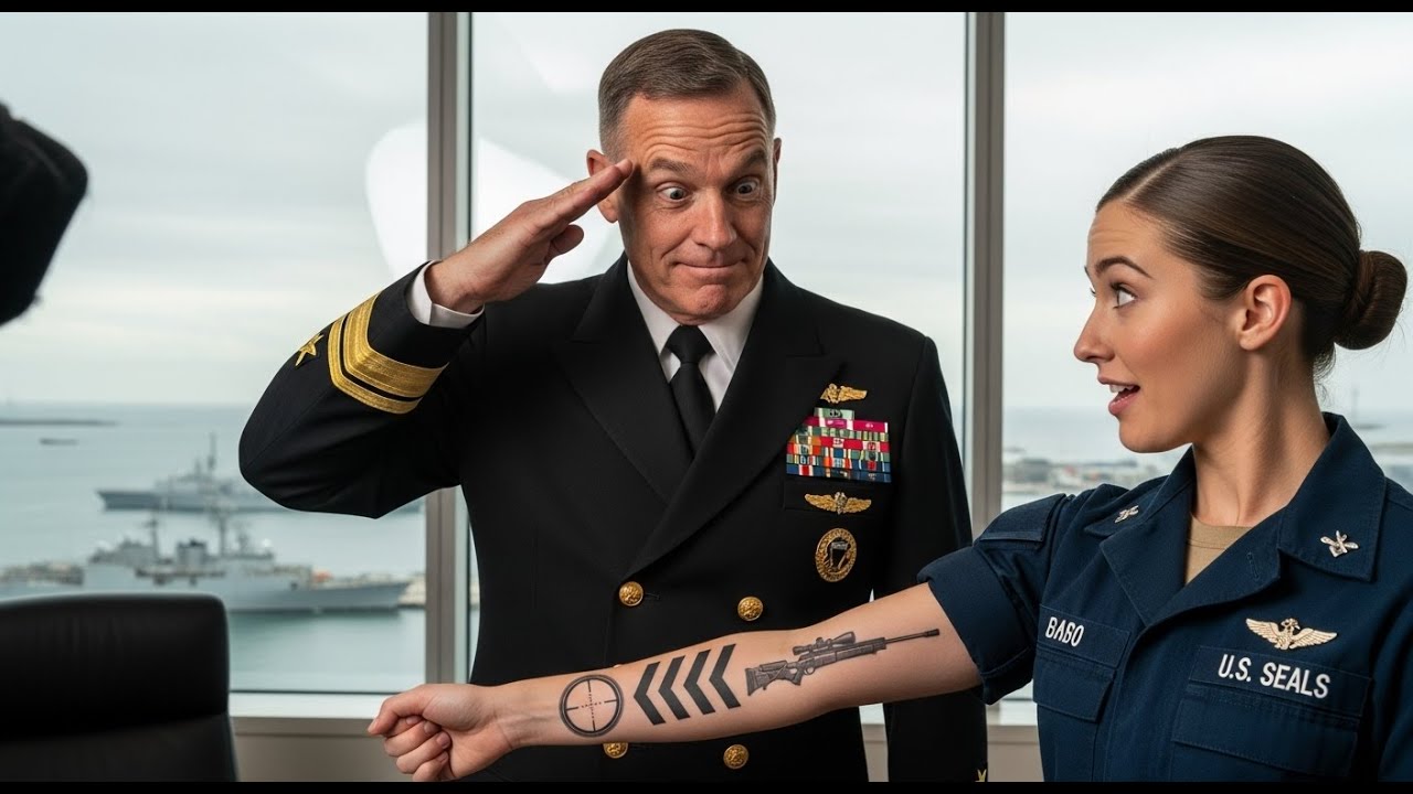 The SEAL Admiral Asked Her Rank — Then Realized Her Sniper Tattoo Outranked Him | United War