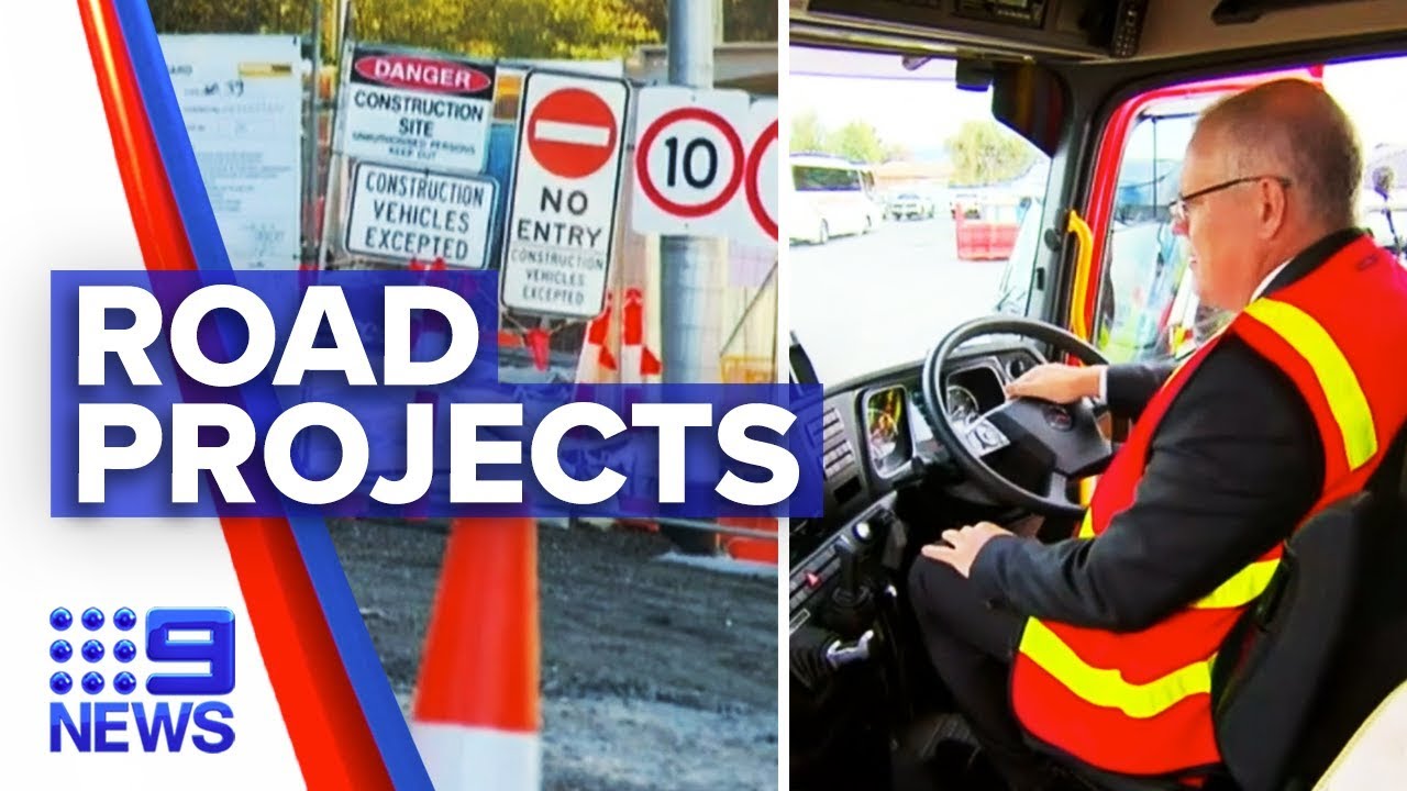 Scott Morrison ramps up infrastructure spending | 9 News Australia