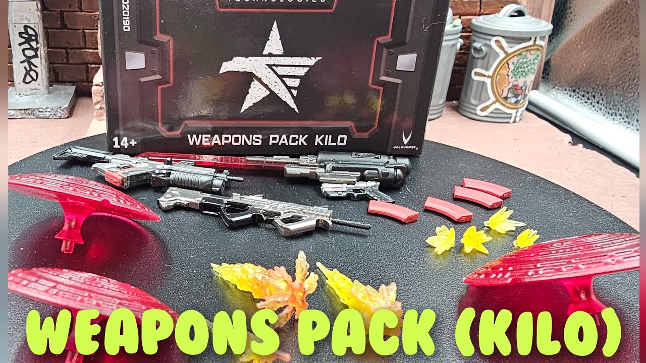 VALAVERSE ACTION FORCE SERIES 5 CRIMSON SHADOW WEAPONS PACK (KILO) REVIEW #toynews #unboxing #nyc